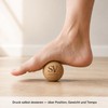 SeraVital Fascia Ball Set Cork: Massage Ball 6/8 cm and