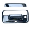 ABAGAEL Chrome Tailgate Door Handle Cover with Key Hole and