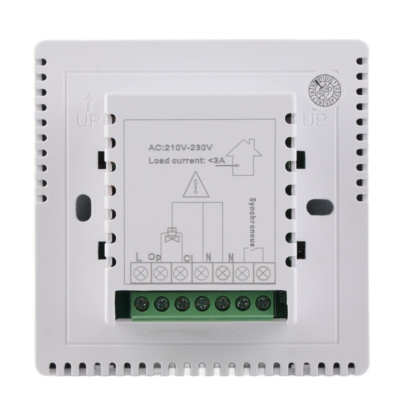 Floor Heating Thermostat Programmable Large LCD Display Plumbing Temperature Controller