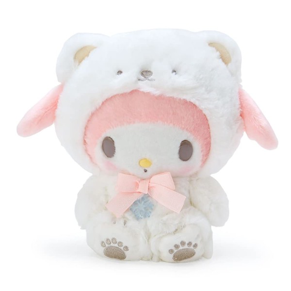 Sanrio 538612 My Melody Plush Toy (Fluffy Snow Design)