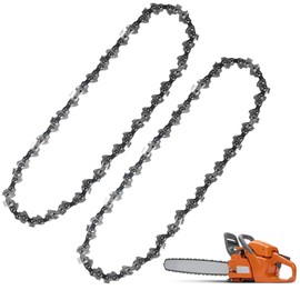 2 Pcs Mini Chainsaw Chains for 6 Inch Chainsaw Chain Replacement Chains for Mini Chainsaw, 1/4" LP 37 Drive Links Chainsaw Conductive Saw Chain for Cordless Chainsaws Wood Branch Trimming Cutting
