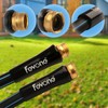 Fevone Garden Hose 25 ft., Lightweight Hybrid Water Hose, Flexible
