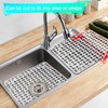 Coopay 2 Pack Kitchen Sink Mat Plastic Protect Mat PVC