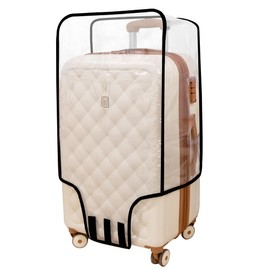 Heveer Transparent Suitcase Cover, Luggage Suitcase Cover, Transparent Protective Cover, Waterproof for Travel Luggage Case, Transparent