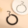 Fehki Matching Couple Cuban Chain Bracelets Gifts for Boyfriend Husband