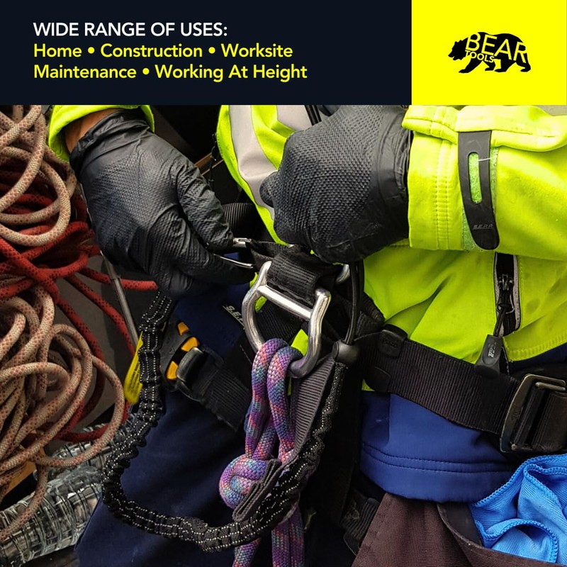 BearTOOLS Tool Lanyard with Standard Spring Carabiner and Adjustable Loop