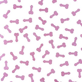 50 x Pink Bachelorette Table Confetti | Willy Table Scatter