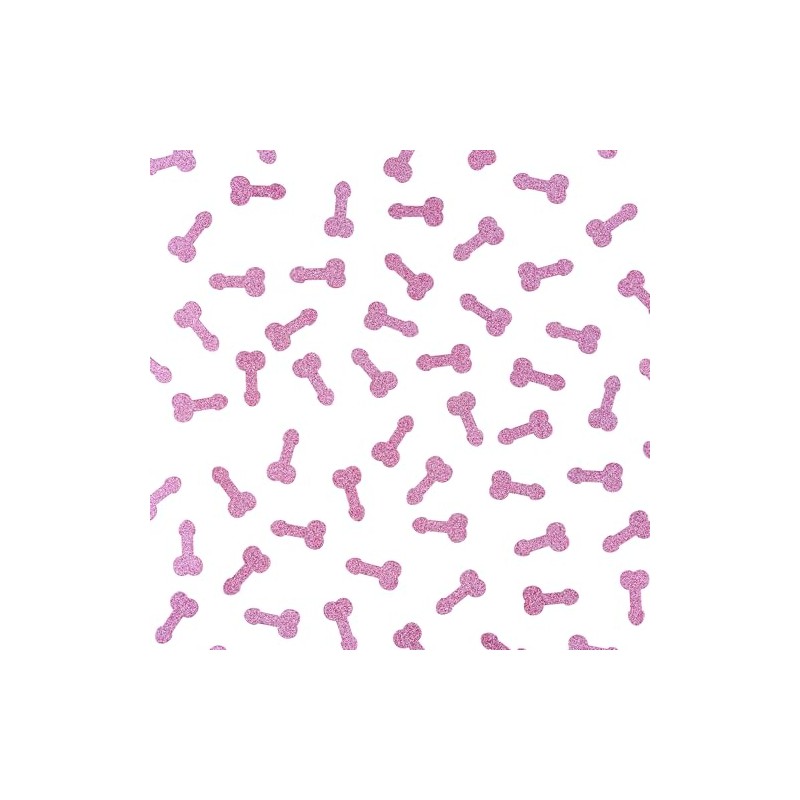 50 x Pink Bachelorette Table Confetti | Willy Table Scatter