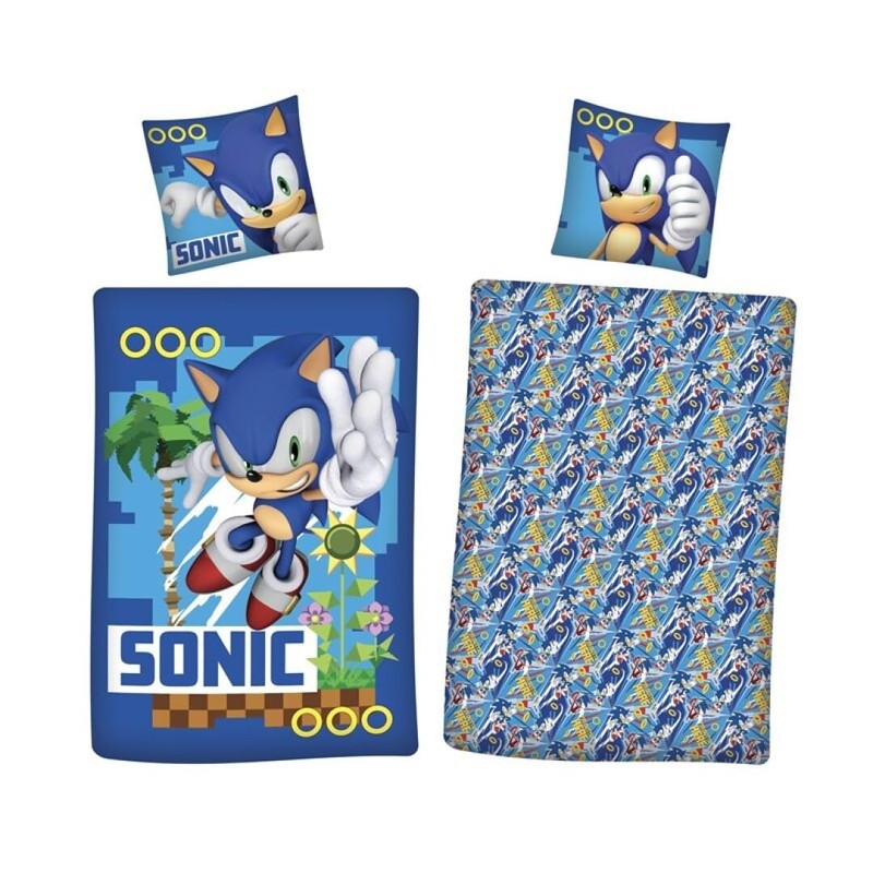 Sonic Single Duvet Cover 135 x 200 cm + Pillowcase