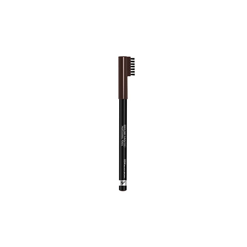 Manhattan Brow'Tastic Professional Pencil Colour 004 Black Brown Eyebrow Pencil