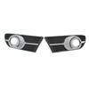 Pair of Fog Light Bezel Impact Resistant Strong Protection 25887505