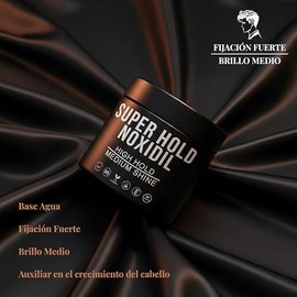 Pomada para Cabello Super Hold Noxidil - H2 130 gr. Cera para Cabello con Noxidil. Ademas de tener un Pomade Fijacion Alta Brillo Medio. Cuenta con No