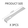 TVSVKWE 3 Pieces Crowbar, Manual Nail Lifter, Stainless Steel Scraper,