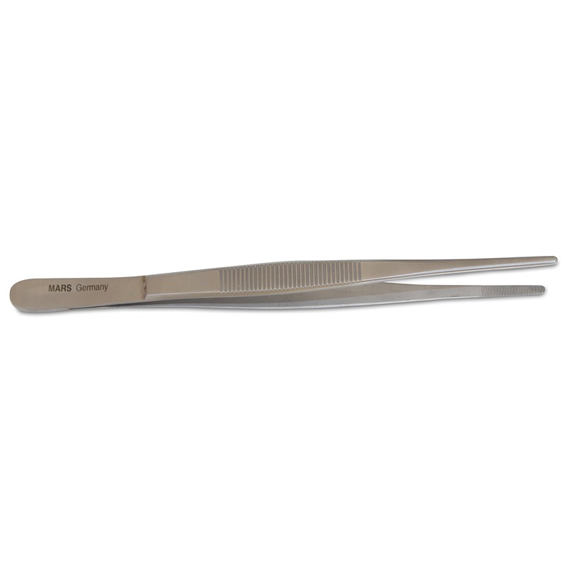 Mars Professional Stainless Steel Anatomical Thumb Tweezers, 6.5" Length