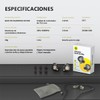 POPCORN Audífonos Intraurales Bass X8 Pro con Micrófono 3.5mm,Hybrid monitores