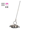 OCPTY 13.7" Pressure Washer Surface Cleaner with 4 Wheels 1/4"
