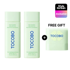 TOCOBO [TOCOBO]Cica Calming Sun Serum Duo (50ml+50ml)