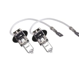 ZMShun 2 bombillas H3 de 12 V 100 W 4300 K amarillas para cabeza de coche H3 de 100 W