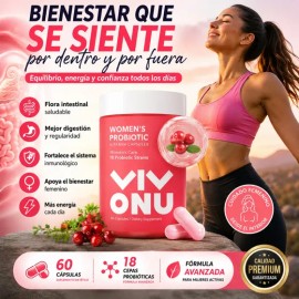 Probióticos Femeninos 18 Cepas 60 Cápsulas Flora Digestiva