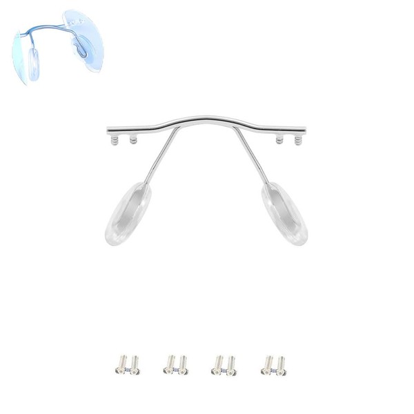Glasses Nose Pads Arm Frameless Metal Eyeglasses Nose Bridge Glasses