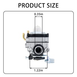 GX31 FG100 Carburetor Kit for Honda 4-Cycle Engine - Compatible with GX22, FG100 Tiller - Replaces 16100-ZM5-803, GCA91 - Includes Carb Tool, Air/Fuel Filter & Fuel Line Kit