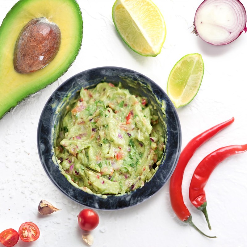 Tera Marble Mortar and Pestle Set Small Bowl Solid Stone