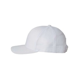 2002-05 Ford Thunderbird Convertible Car Fully Embroidered Yupoong 6606 Snapback Trucker Fitted Cap White