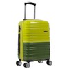 Rockland Melbourne Hardside Expandable Spinner Wheel Luggage, Two Tone Green,