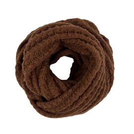 Humble Hilo Knitted Scarves Soft Warm Cozy Scarf Knit Scarf for Fall and Winter (Brown, Infinity)