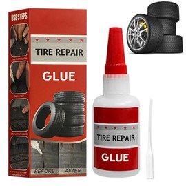 Tire Repair Glue, Rubber Cement Tire Repair, RC Tire Glue, Used for Side Bonding or Tire Leakage, DIY Crafts (1.7Oz)