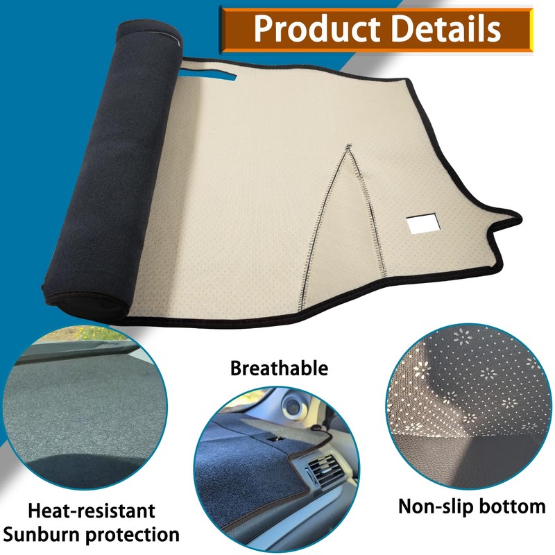ZOXOQ Dashboard Cover for Honda Pilot Accessories 2016-2022 / Passport