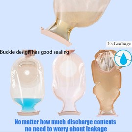 10Pcs Ostomy Bag Clip Colostomy Ostomy Supplies Drainable Pouch Clamp Tail,Reusable for Colostomy Bags, Universal Curved Closure Surefit Leak- Proof Colostomy Sealing Bars