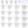 BEIQIYA 20pcs Bathtub Jet Covers, Silicone Pipe Inserts, Waterproof Tube