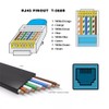 cablecc Cable de red Cat 6 RJ45 UTP ultra delgado