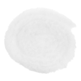 TEHAUX Faux Fur Trim Ribbon White Faux Rabbit Fur for Hanfu DIY Craft Elegant Garment Embellishment Soft Warmth Versatile Fashion Accessory