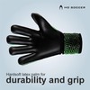 HO Soccer Force Green Unisex Kids' Goalkeeper Gloves, Black/Green, Size