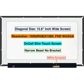 EM EMAJOR TECH New Screen Replacement for HP M16342-001 1920X1080 FHD Touch + Digitizer LCD LED Display with Set of Tape and Tools