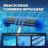 LadyRosian Pool Brush Head with Round Ends 17" Pool Cleaning