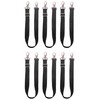 Pack of 6 Adjustable Length Elastic Leg Straps for Horse