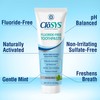 CloSYS Fluoride Free Toothpaste, 3.4 Ounce, Travel Size, Gentle Mint,