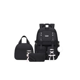 Miacollie Girls Backpack with Lunch Box and Pencil Case for Kids Elementary Middle High School Backpacks Lightweight Travel Daypack Large Cute Bookbags for Teens Girls Women Students