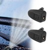YINETTECH 4pcs 8mm Car Adjustable Front Windshield Washer Nozzles Wiper