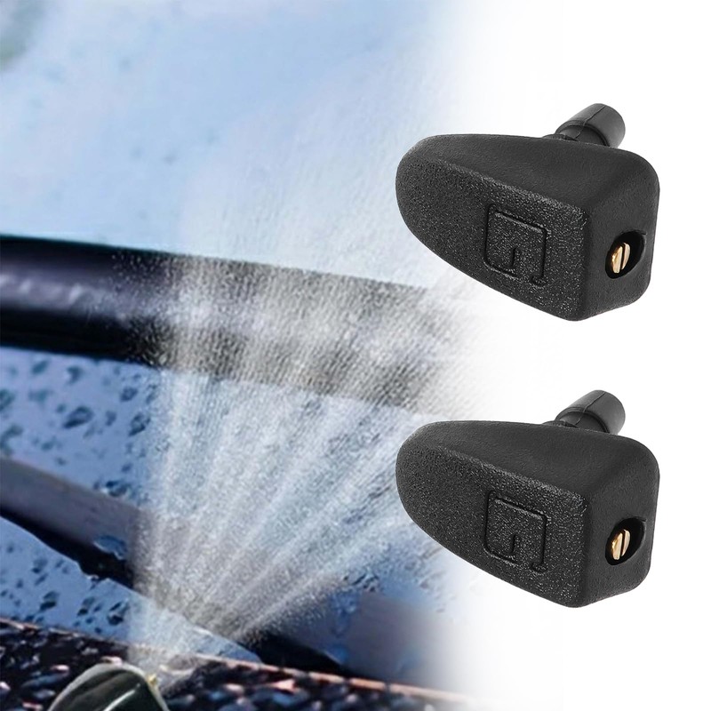 YINETTECH 4pcs 8mm Car Adjustable Front Windshield Washer Nozzles Wiper