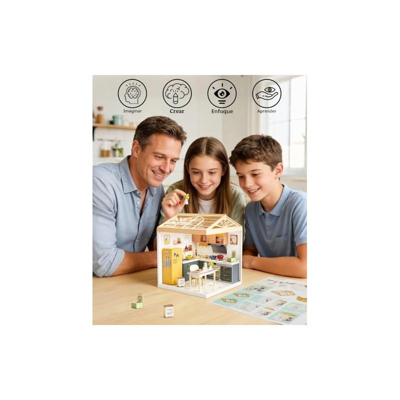 BeepZipp - Kit de cocina en miniatura de casa de