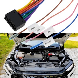 EMSea 16pin Radio Wiring Harness Adapter Compatible with Ford 86-04 Compatible with Mercury 86-20
