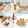 Wood Blocks for Crafts, 30 PCS 2 Inch Unfinished Wood