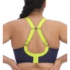 Elomi Women's Plus Size Energise Underwire Sport Bra, Navy, 42DD