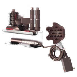 Soporte de Pared Acrílico para Shark FlexFusion, Organizador Flexfusion para Shark HD641S HD641 HD642 HD642S, Flex Fusion con Colgador de Cable para Accesorios Rizadores Cepillos Difusor y