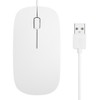 Slim USB Wired Optical Mouse – 1600 DPI Silent Click,