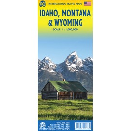 Idaho, Montana, & Wyoming Travel Reference Map 1:1,000,000 3rd Edition 2026